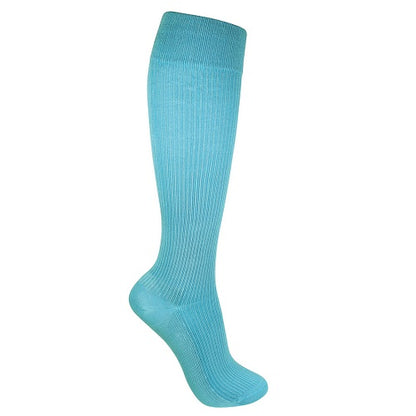 Støttestrømper i bambus i klare farver, 16-18 mmHg