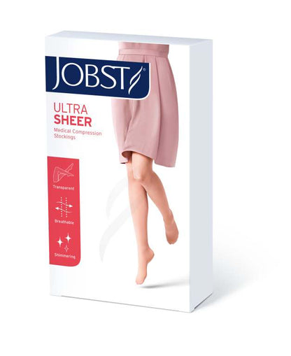JOBST UltraSheer kompressionsstrømpe 15-20 mmHg åben tå