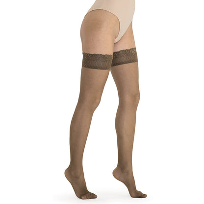 Solidea Fashion Brigitte Micro Rete stay-up, 12-15 mmHg