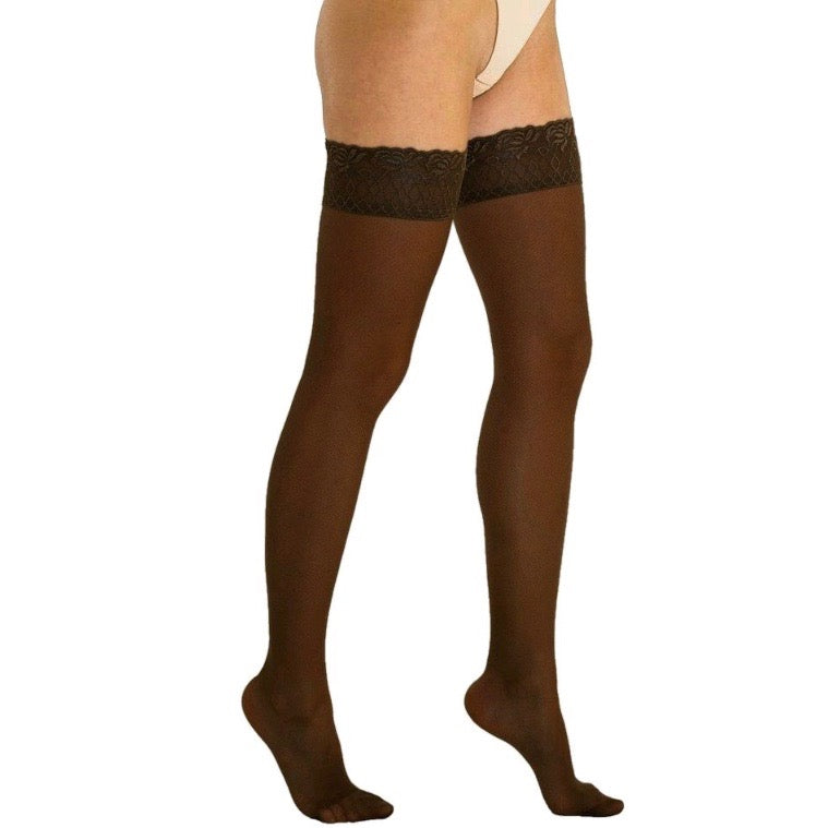 Solidea Fashion Brigitte Micro Rete stay-up, 12-15 mmHg