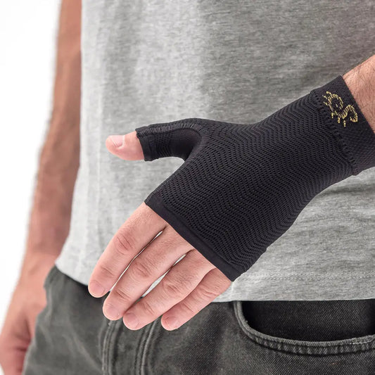 Solidea Mikromassage Gauntlet Sort