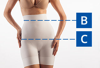 Shapewear leggings med høj talje