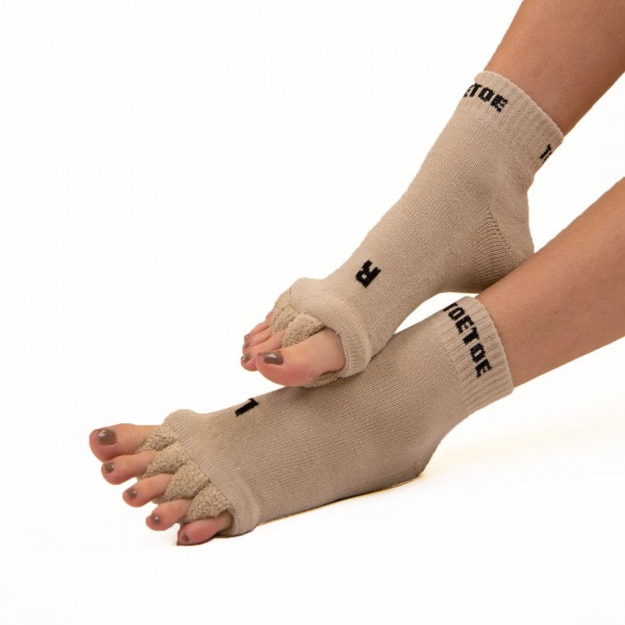 TOETOE Health - Tåstrækker sok, beige