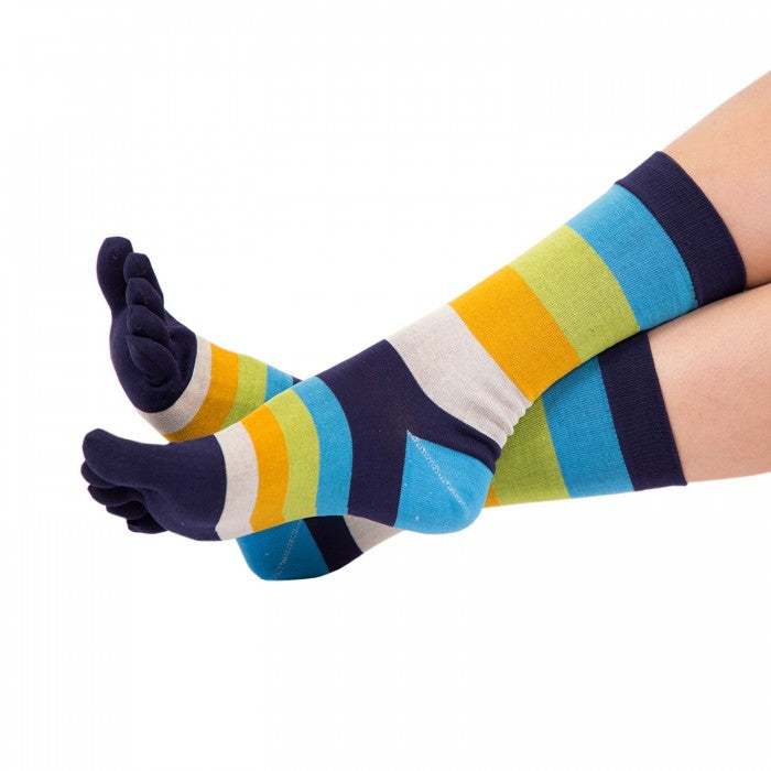 TOETOE Essential Men Fashion Turquoise tåstrømper