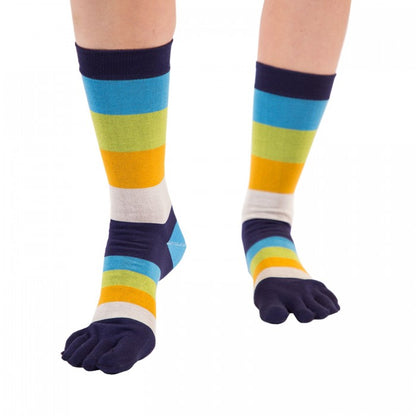 TOETOE Essential Men Fashion Turquoise tåstrømper