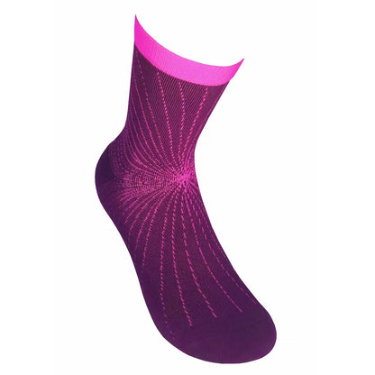 SupCare Cooling Knit  kompressionssokker, lilla/pink