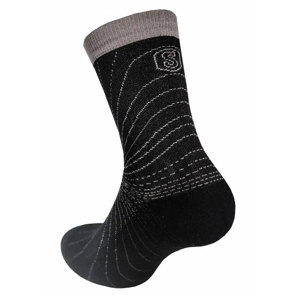 SupCare Cooling Knit kompressionssokker, sort