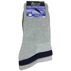 Strømper med løs ribkant 3-pack