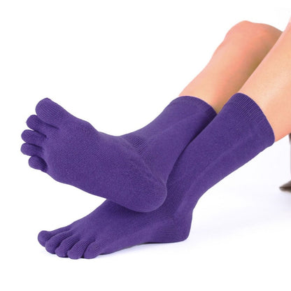 TOETOE Essential halvlange tåsokker, lilla