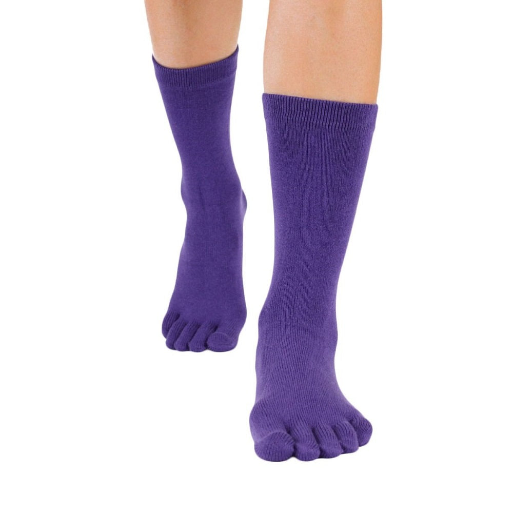 TOETOE Essential halvlange tåsokker, lilla
