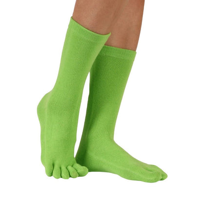 TOETOE Essential halvlange tåsokker, lime grøn