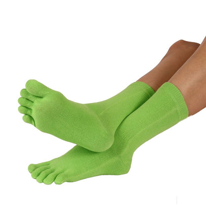 TOETOE Essential halvlange tåsokker, lime grøn