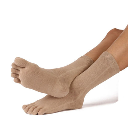TOETOE Essential halvlange tåsokker, beige