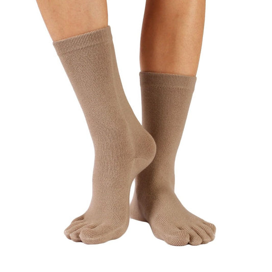 TOETOE Essential halvlange tåsokker, beige