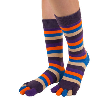 TOETOE Essential Mid-calf Stripy Midnight