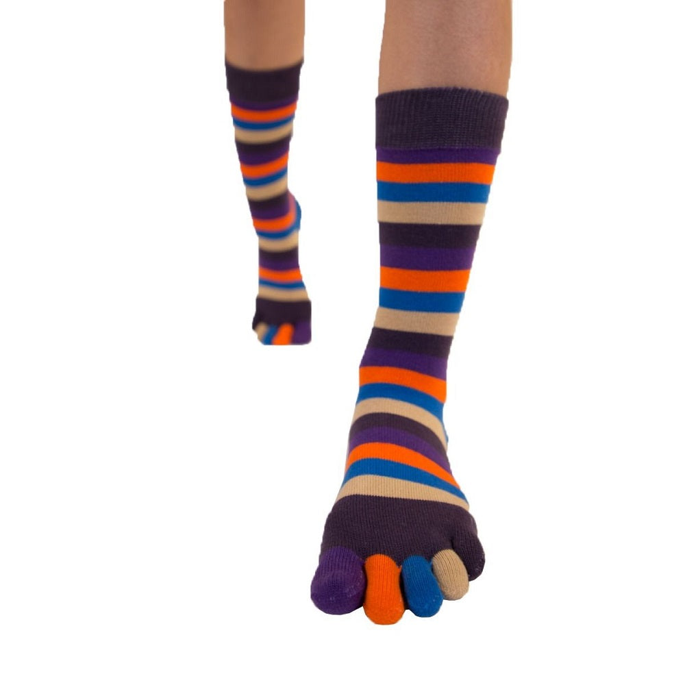 TOETOE Essential Mid-calf Stripy Midnight