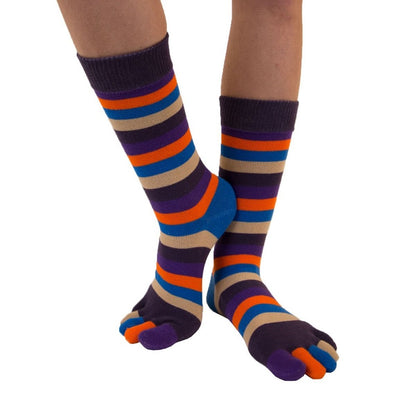 TOETOE Essential Mid-calf Stripy Midnight
