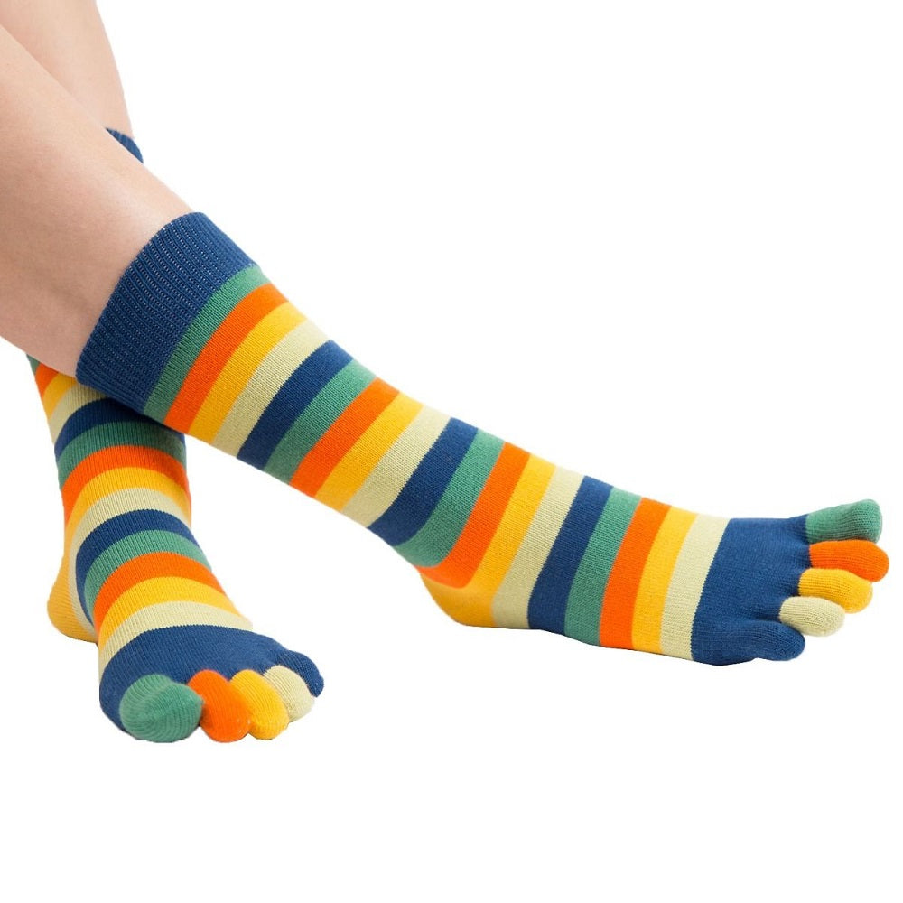 TOETOE Essential Mid-calf Stripy Sunset