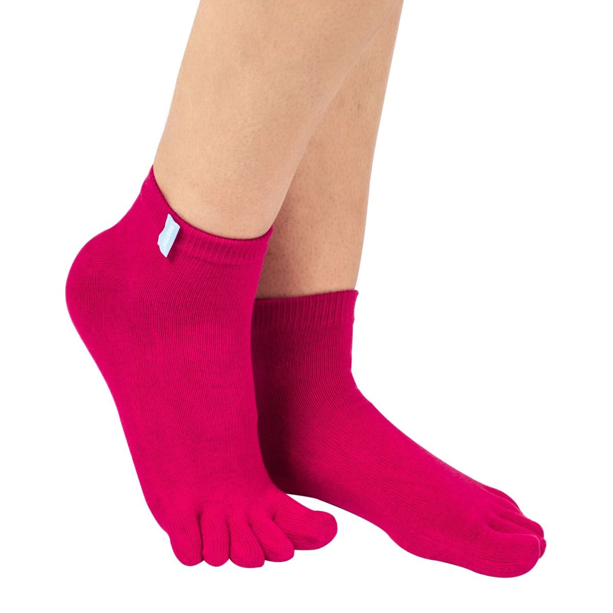 TOETOE Essential Anklet - Ankelhøje tåstrømper, fuchsia