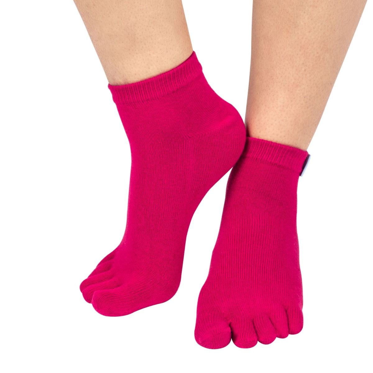 TOETOE Essential Anklet - Ankelhøje tåstrømper, fuchsia