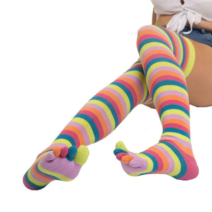 TOETOE Essential - Over Knee,   tåstrømper, Flamingo