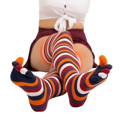 TOETOE Essential - Over Knee,   tåstrømper, Lava