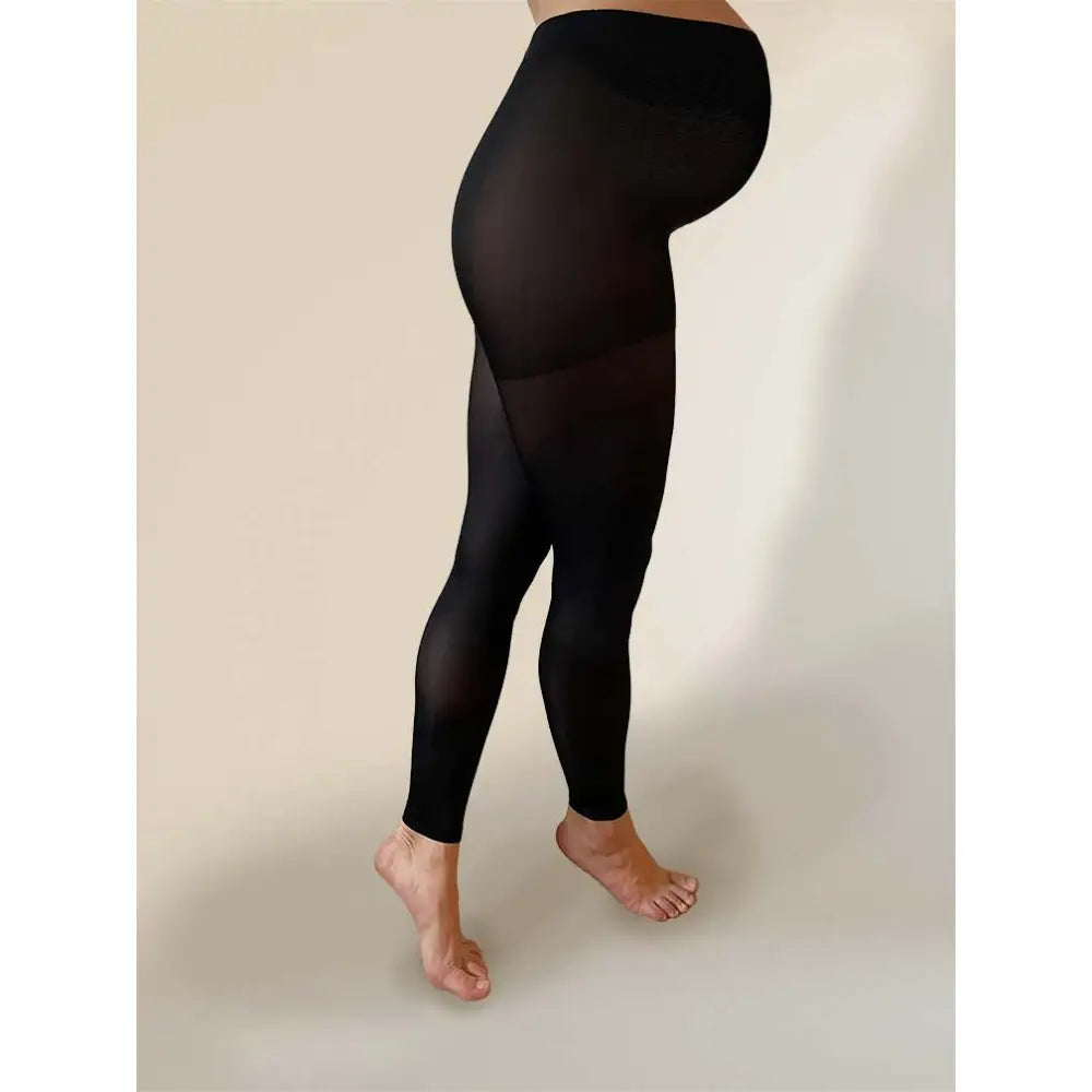 SupCare kompressionsleggings til gravide, sort