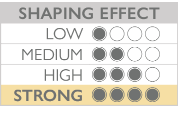 Formende lændebælte med rygstøtte