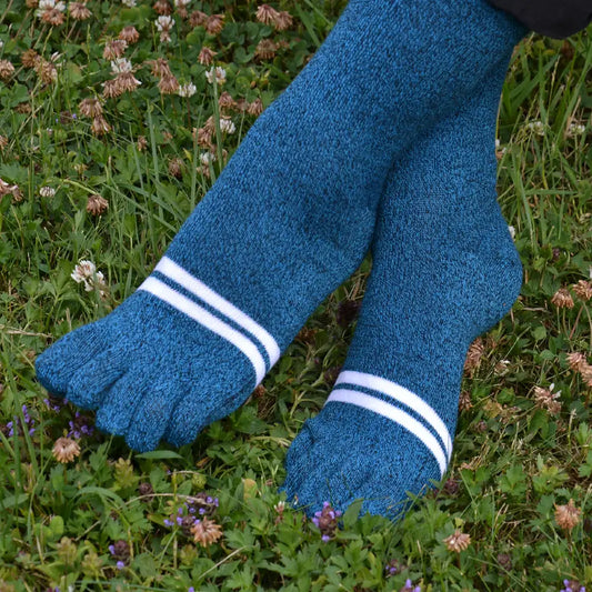 Tåstrømper i bomuld