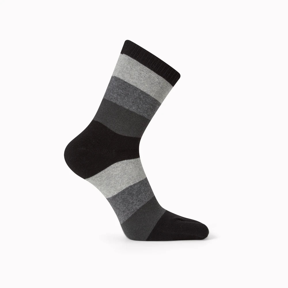 Tåsokker i bomuld - stribet