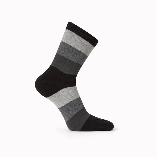 Tåsokker i bomuld - stribet