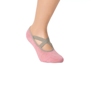 Skridsikre yoga-strømper