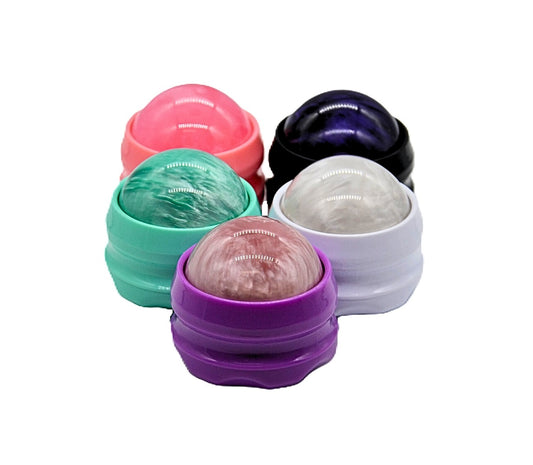 Massagebold med roterende kugle i plast