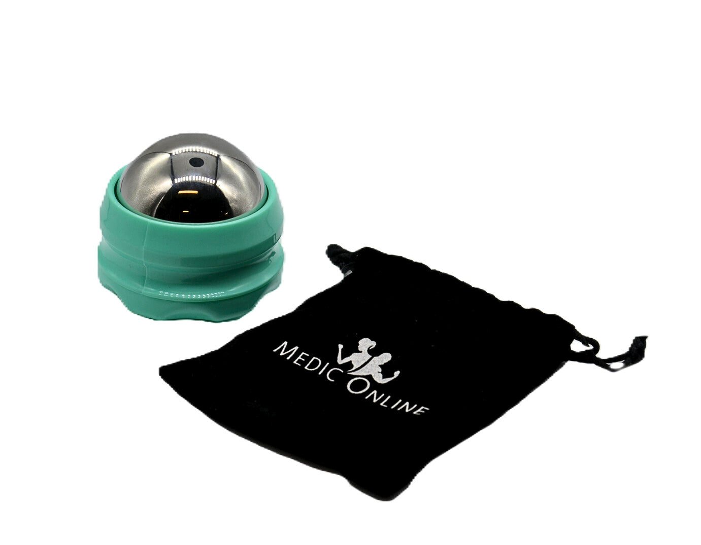 Varmende massagebold i metal