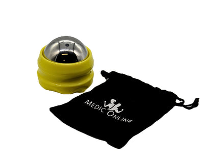 Varmende massagebold i metal