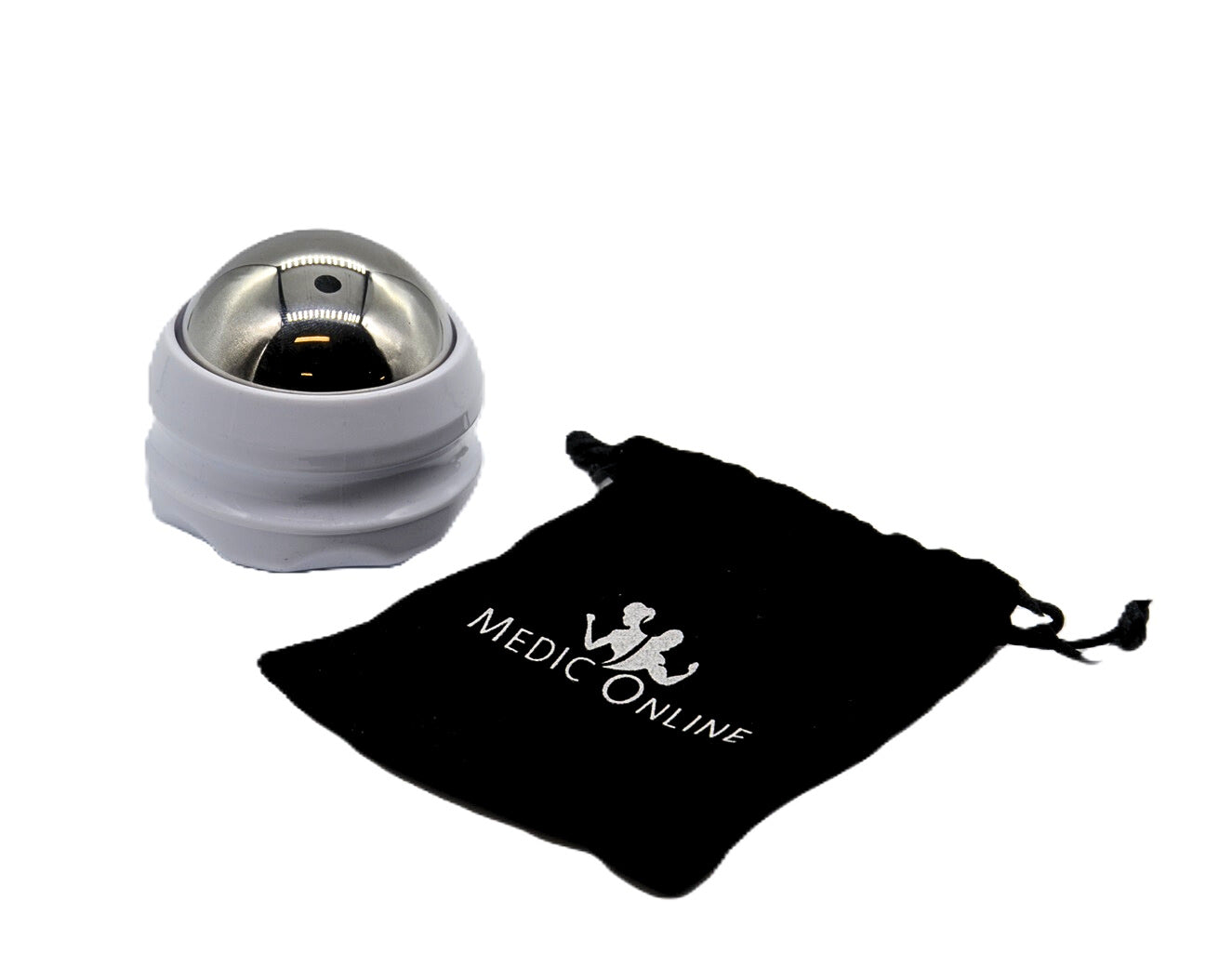 Varmende massagebold i metal