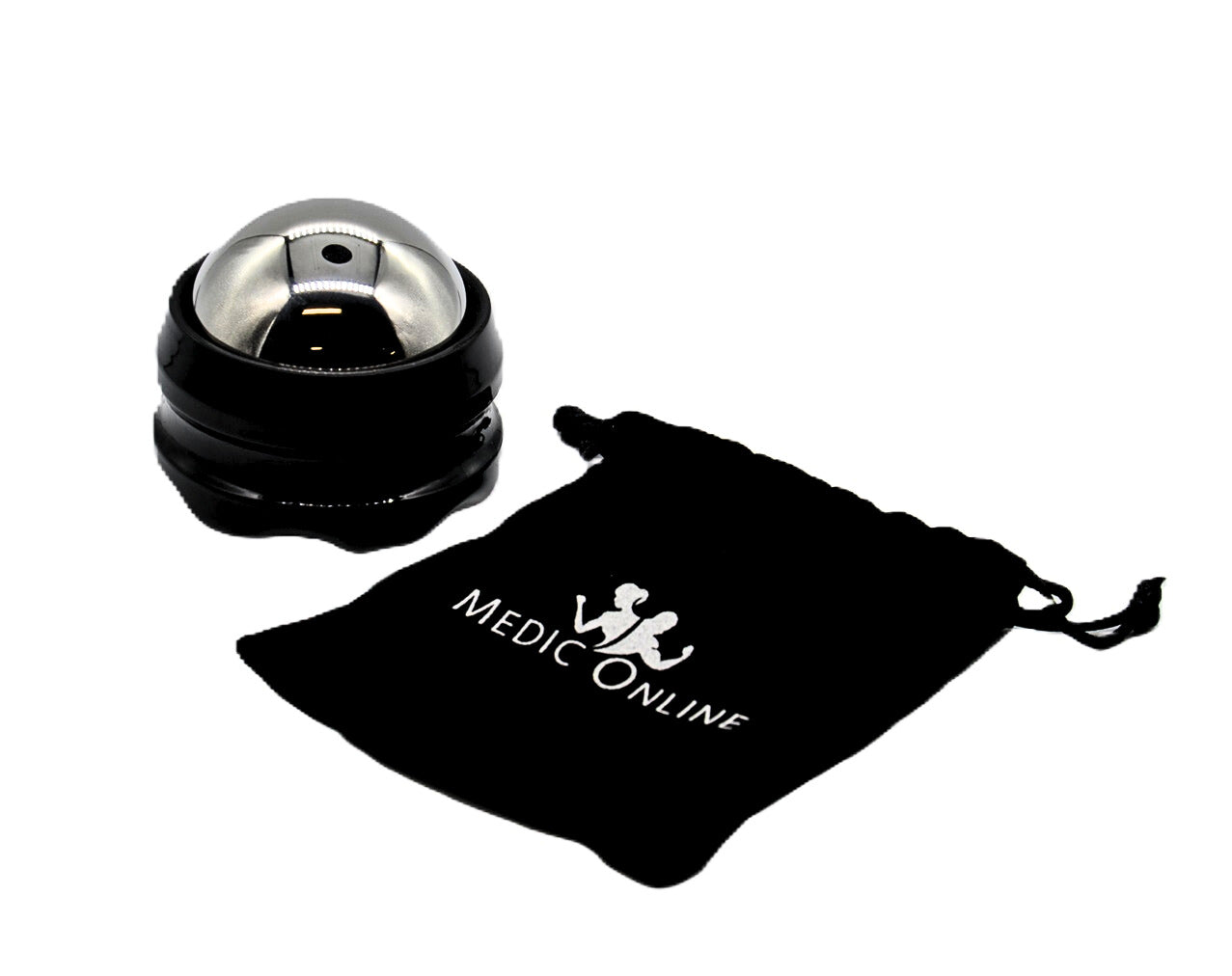 Varmende massagebold i metal