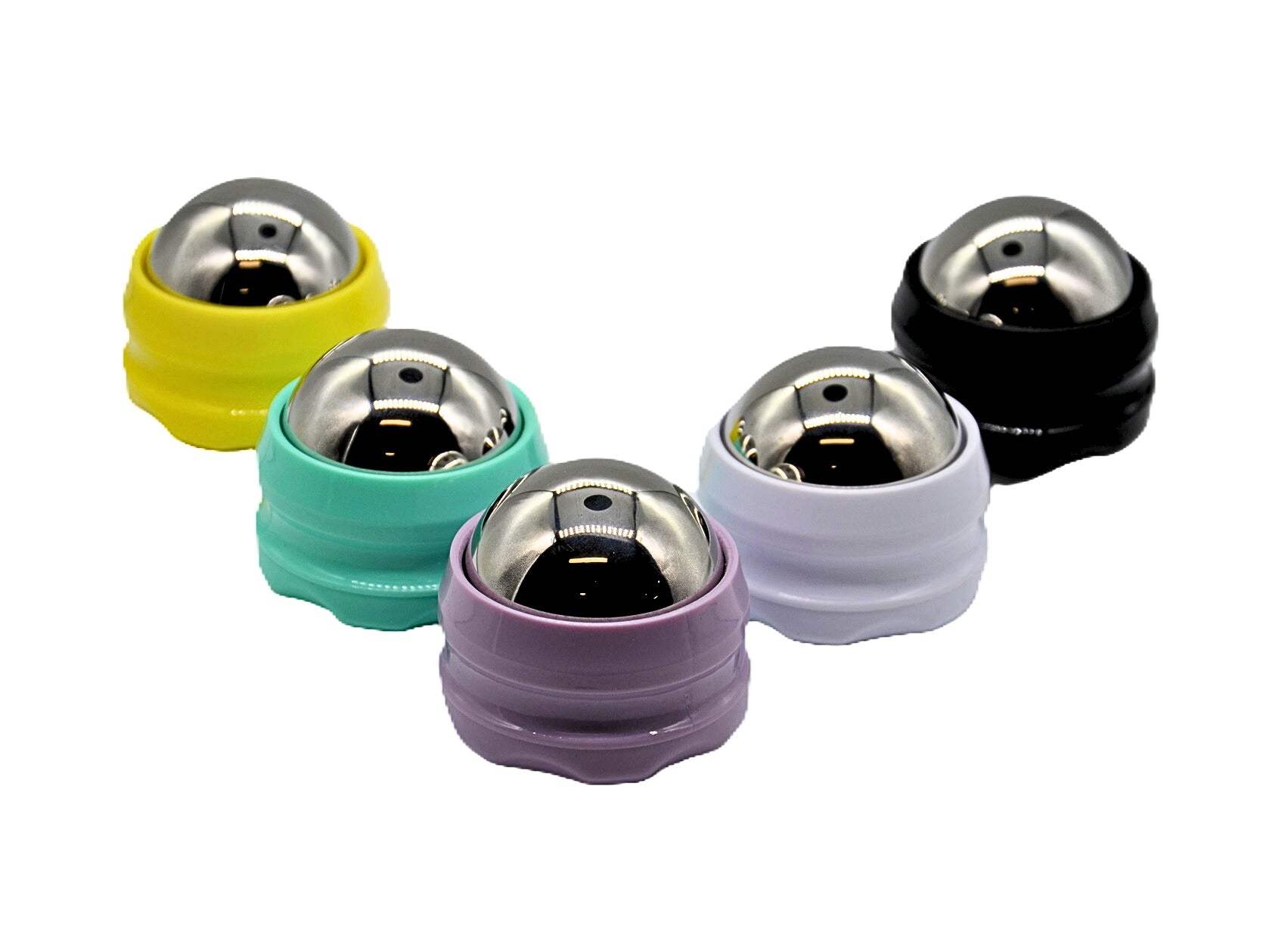 Varmende massagebold i metal