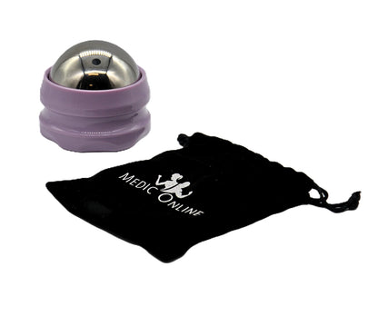 Varmende massagebold i metal