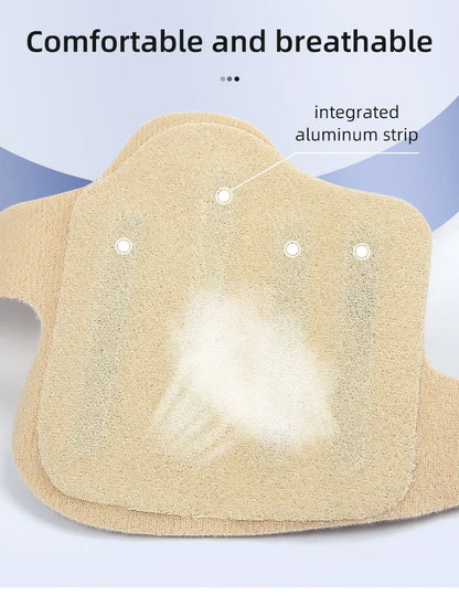 Fingerstøtte med skena