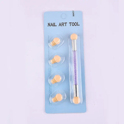 Svamp til at male negle, nail art og Ombre negle