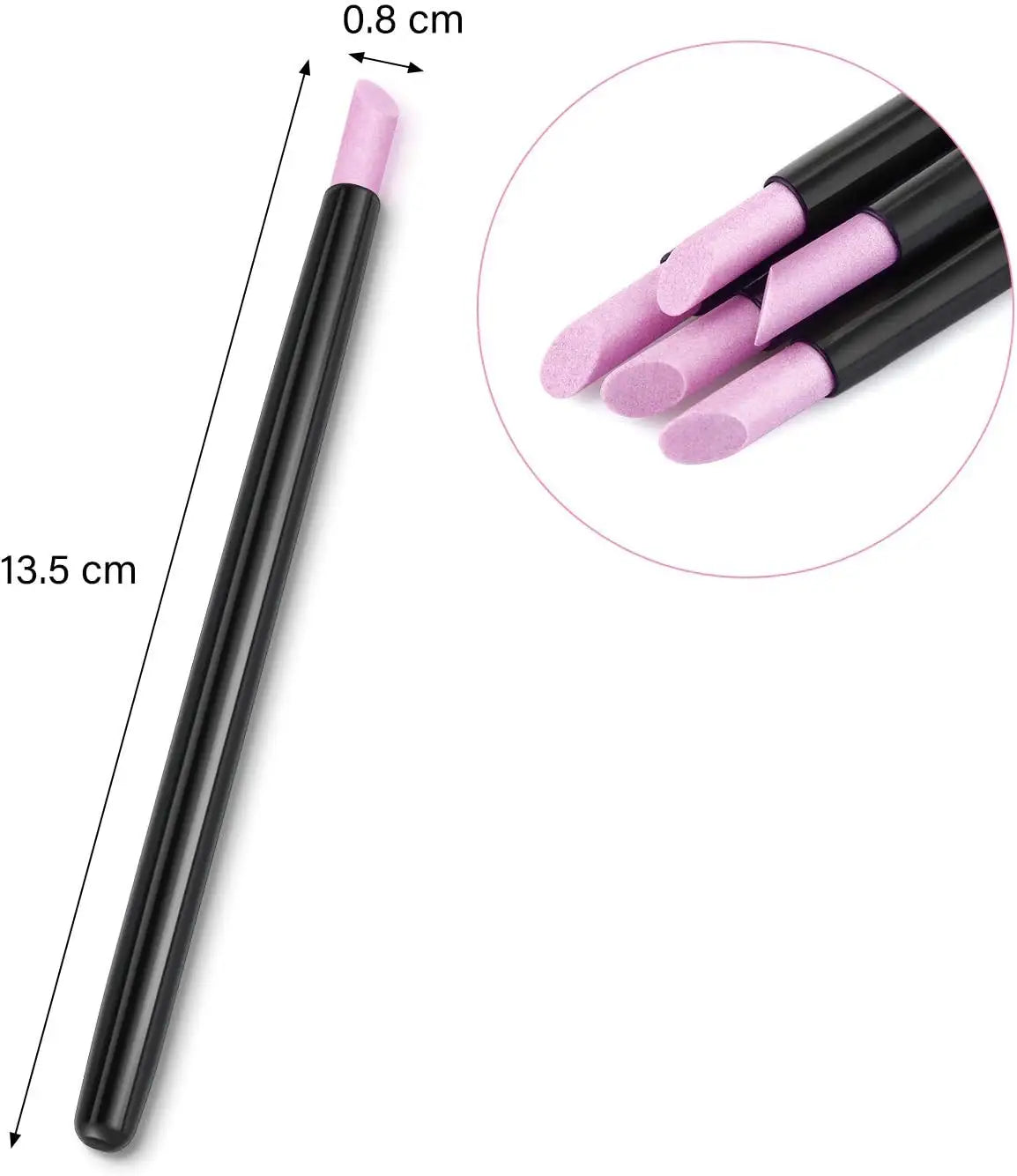 Neglebåndsredskab i pimpsten - poler neglene