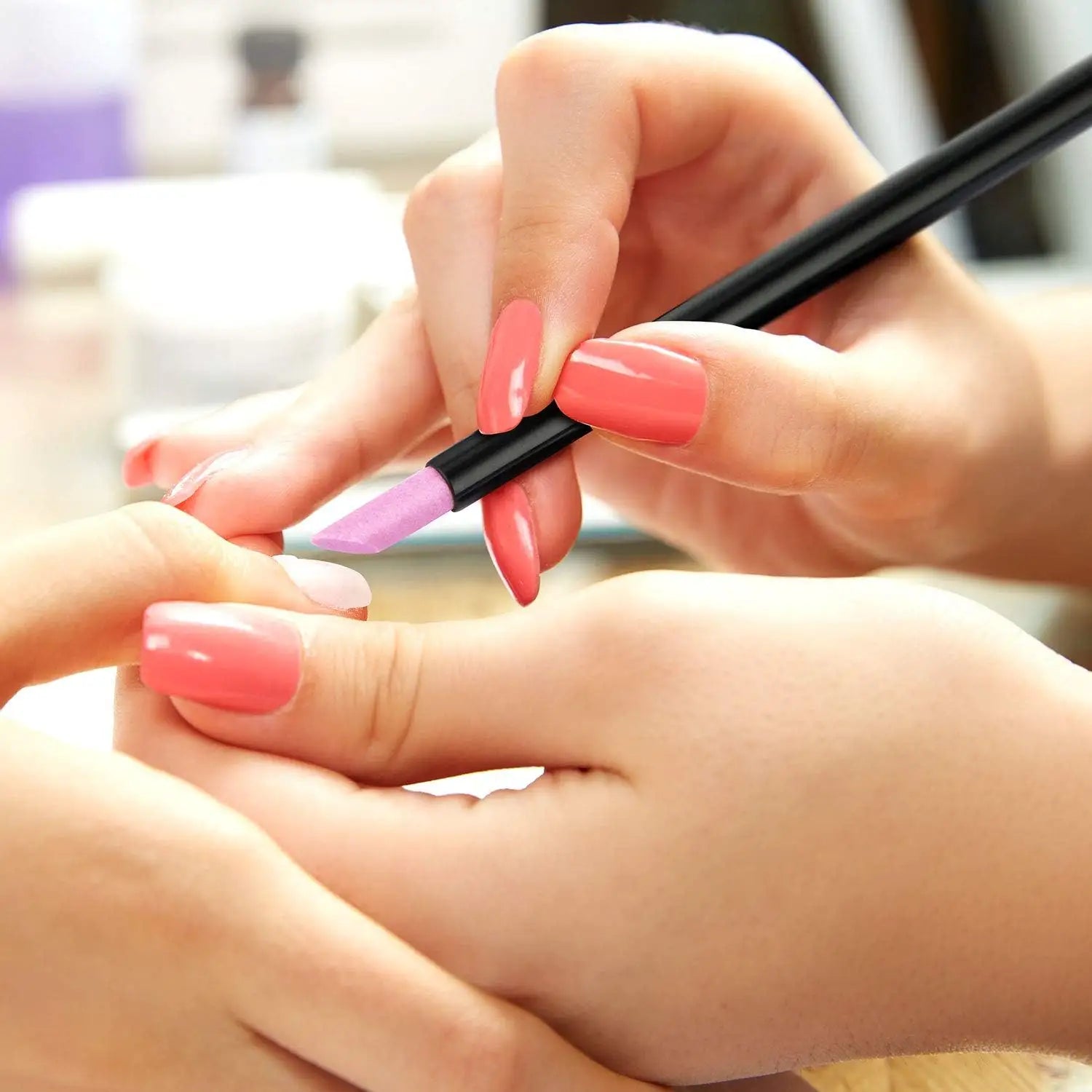 Neglebåndsredskab i pimpsten - poler neglene