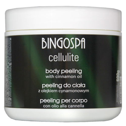 Peeling mod cellulite med saltkrystaller og urea