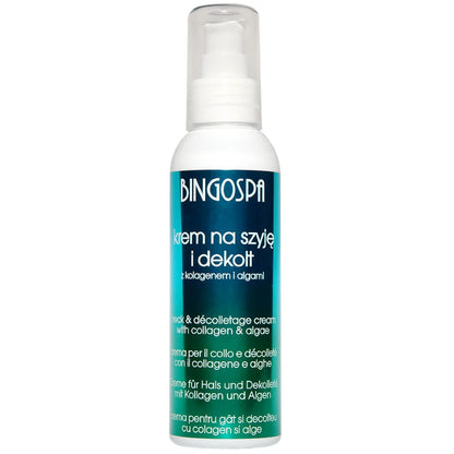 Creme til décolletage og hals med kollagen og alger