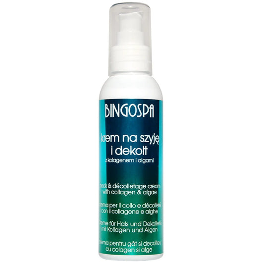 Creme til décolletage og hals med kollagen og alger