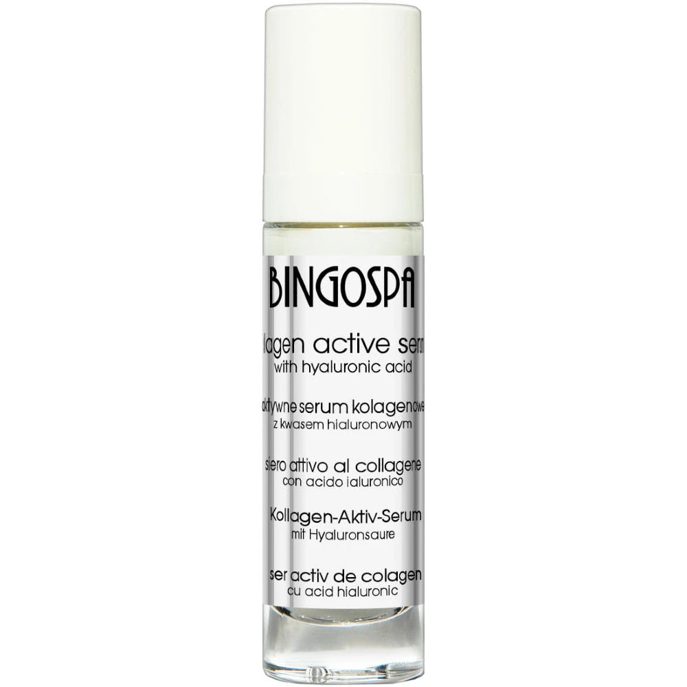 Anti-aging serum med kollagen og hyaluronsyre