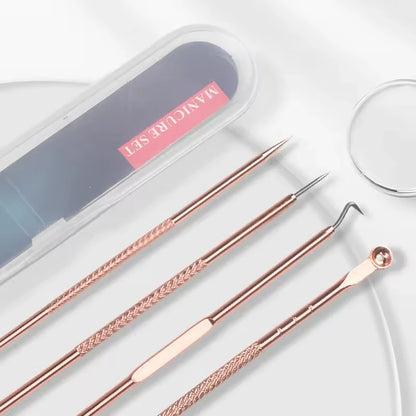 Komedonfjerner 4 værktøjer