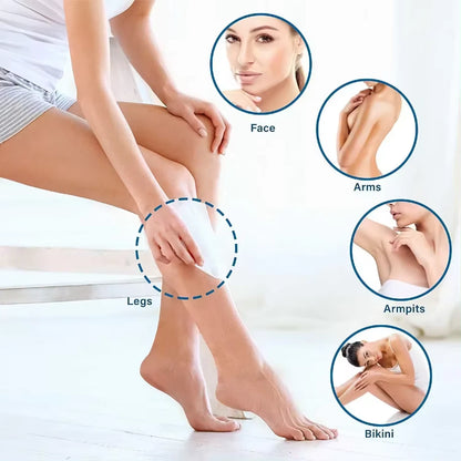 Voksstrimler til hårfjerning i ansigtet