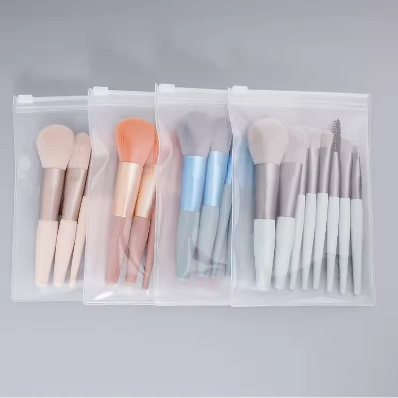 Make-up brush kit, 8 dele